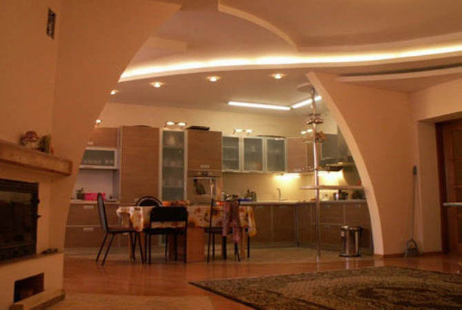 интерьер квартир дизайн потолки