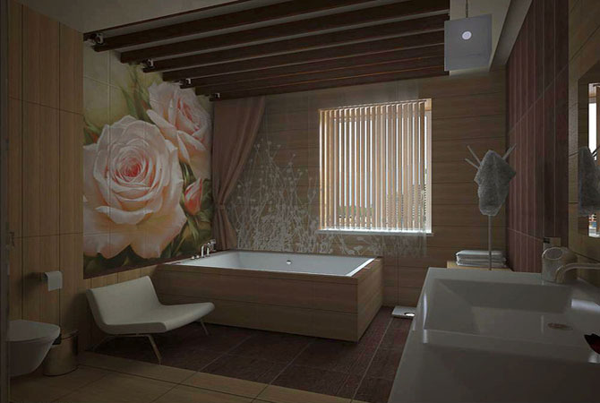 дизайн ванной комнаты с фото