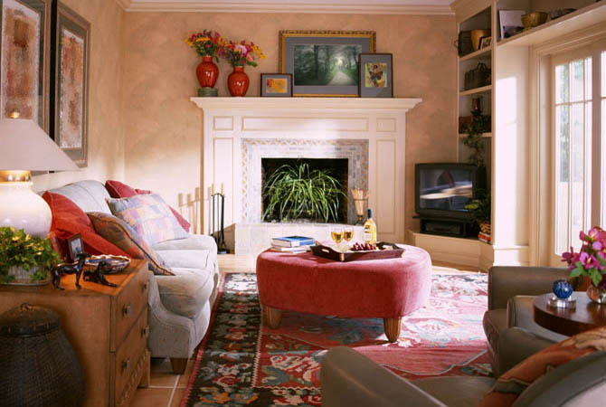 интерьер с иллюстрациями комнат в доме