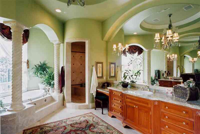 дизайн плитки ванной комнаты