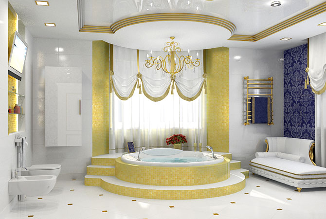 примеры дизайна ванных комнат