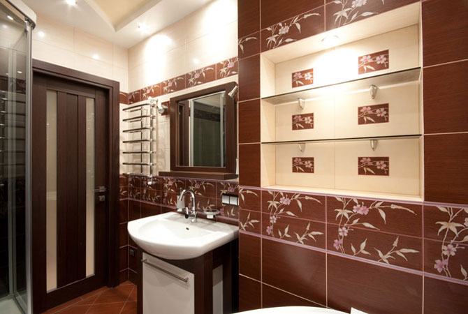отделка панелями ванной комнаты фото